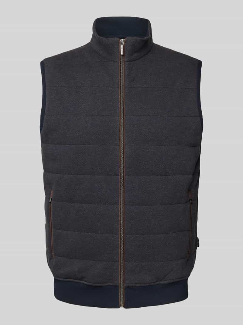 Bugatti Gilet met opstaande kraag