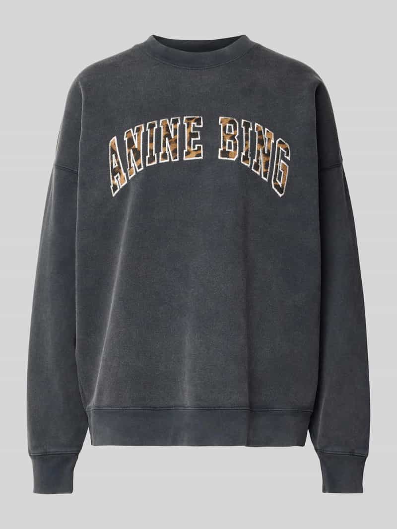 Oversized sweatshirt van katoen