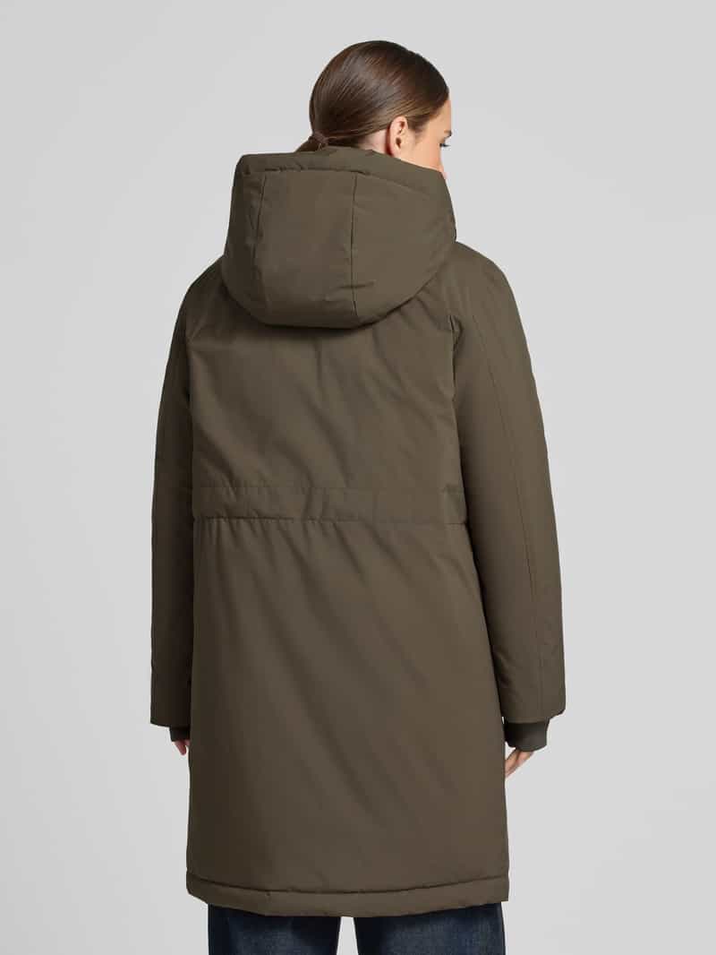 Marc O'Polo relaxed fit parka met capuchonkraag