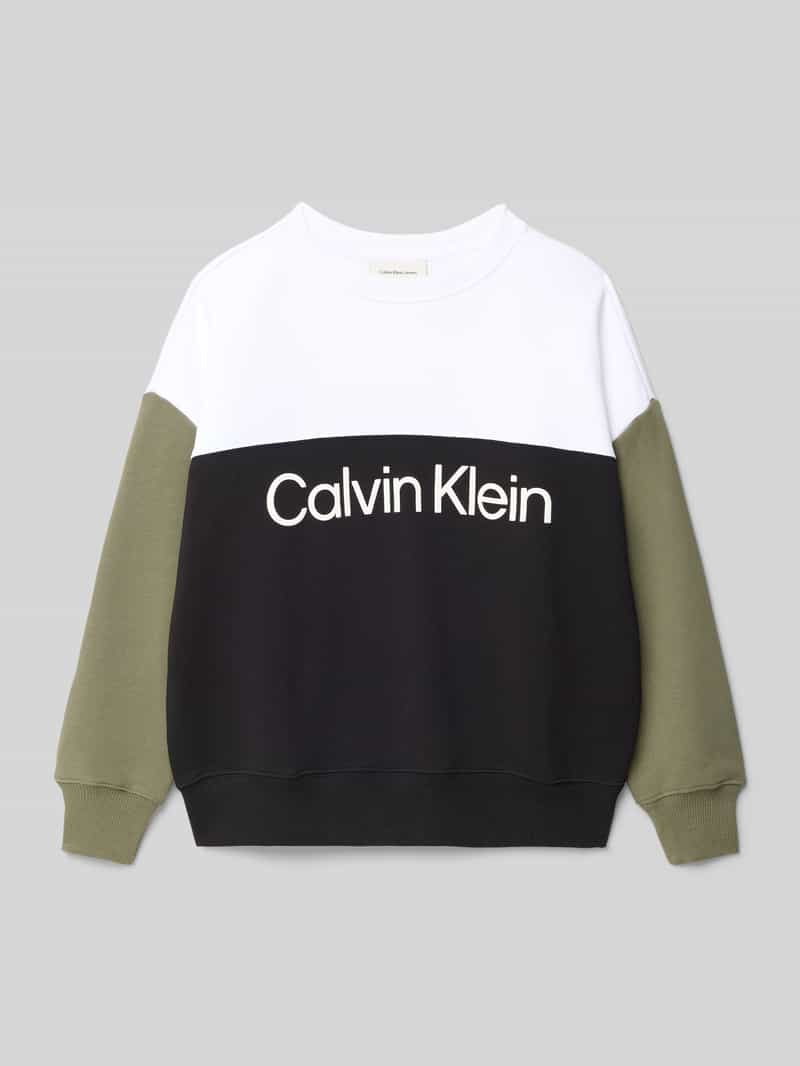 Calvin Klein Jeans Sweatshirt met labelprint