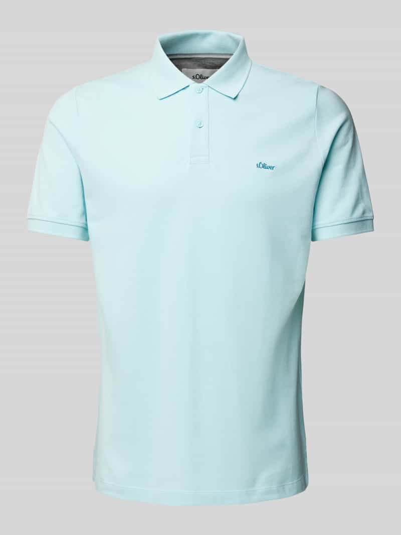 s.Oliver RED LABEL Regular fit poloshirt van katoenpiqué