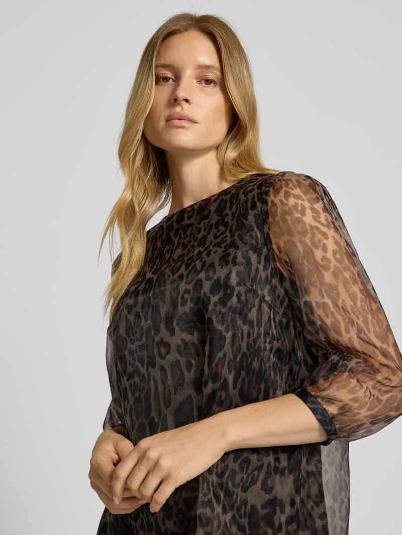 Christian Berg Woman Selection Knielange jurk met 3 4-mouwen