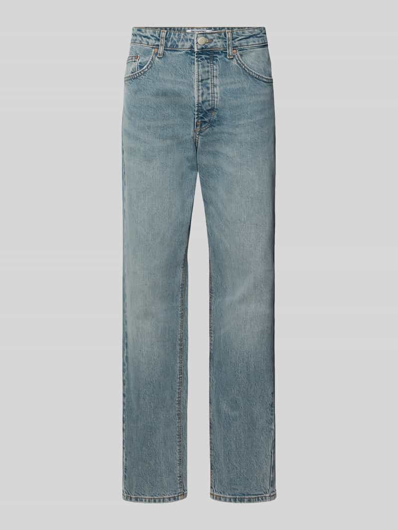 Only & Sons Tapered fit jeans van katoenmix model 'YOKE'