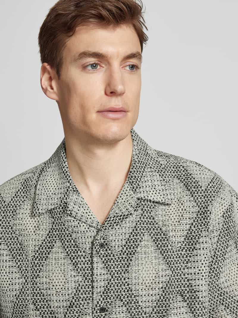 Antony Morato Regular fit vrijetijdsoverhemd met resortkraag
