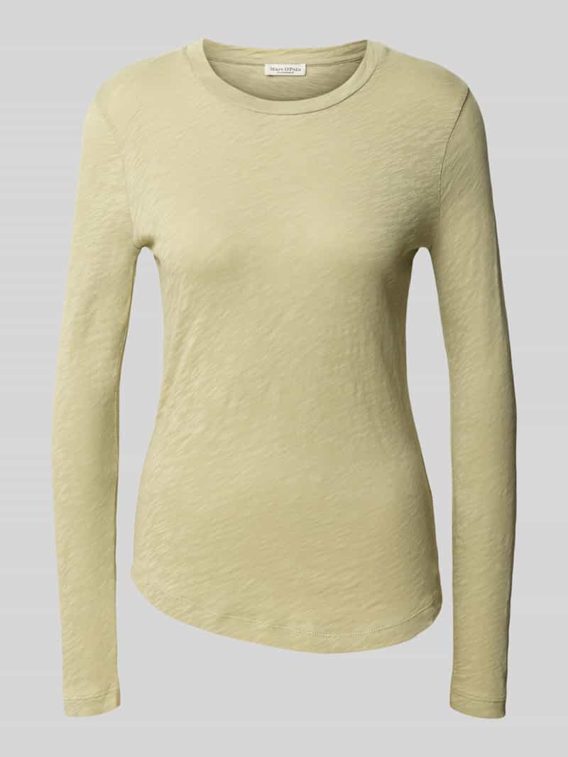 Marc O'Polo Shirt met lange mouwen met afgeronde zoom
