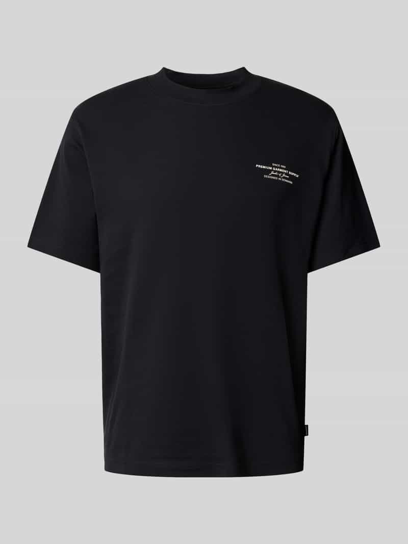 Jack & Jones Premium T-shirt met labelprint model 'LACHAD'