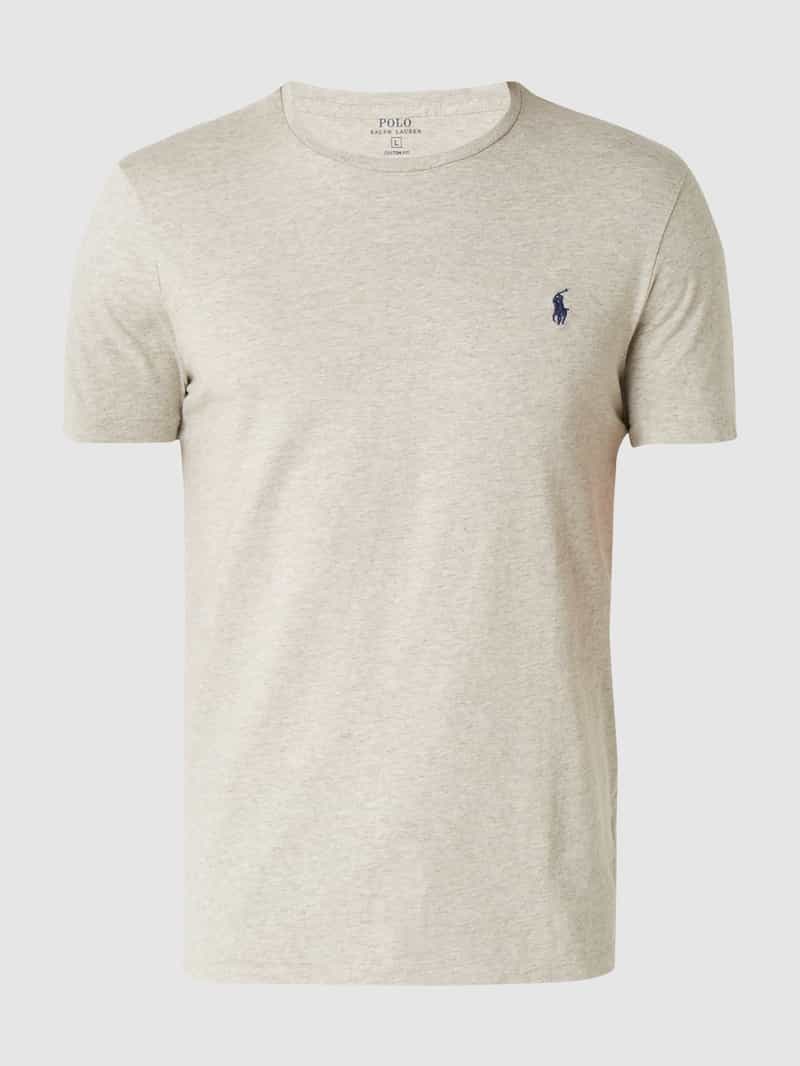 Polo Ralph Lauren Custom slim fit T-shirt met geborduurd logo