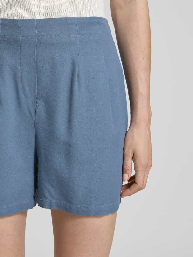 Vero Moda Regular fit korte broek van een mix van viscose en linnen model 'JESMILO'