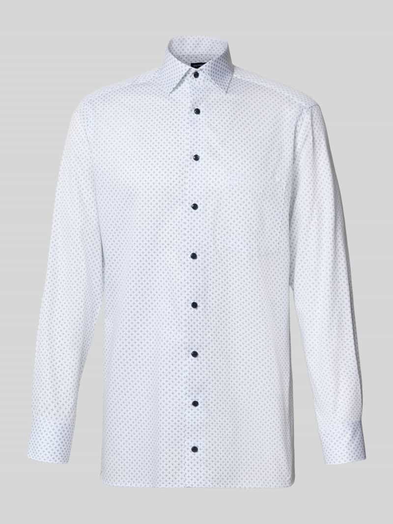 Olymp Slim fit zakelijk overhemd van puur katoen