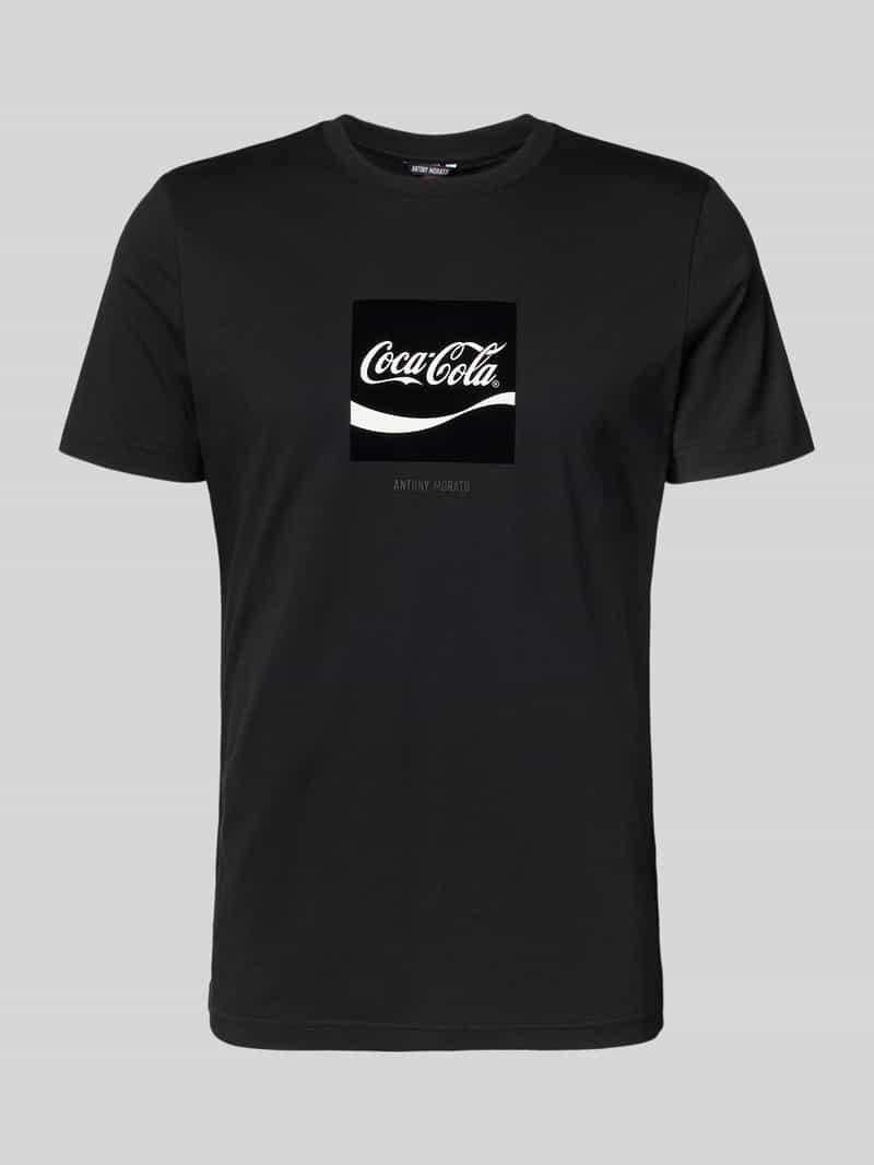 Antony Morato T-shirt met labelprint