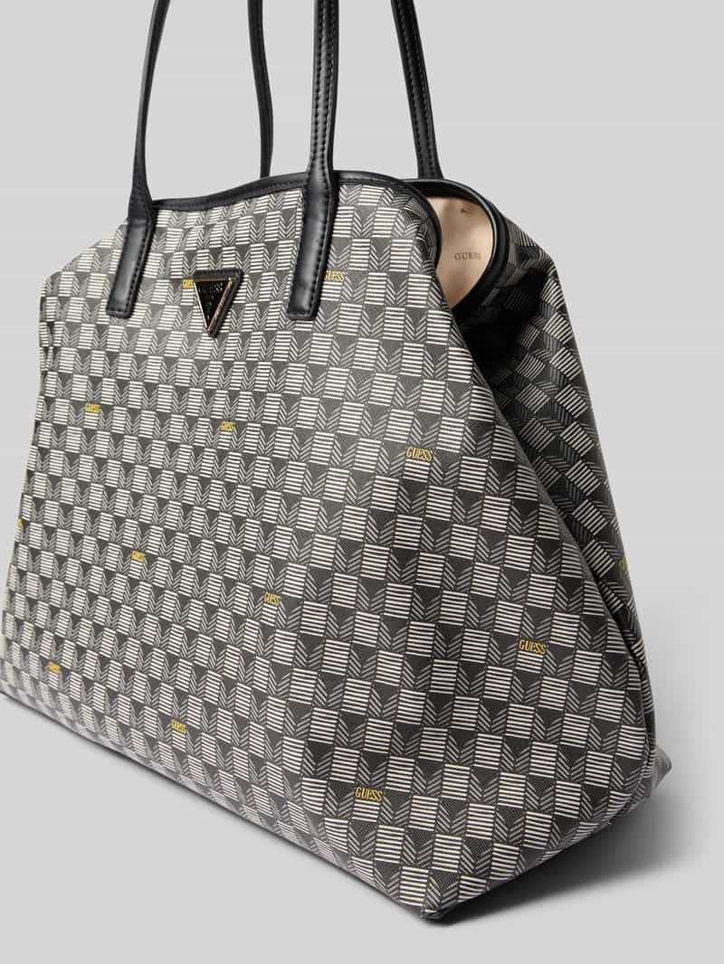 Guess Handtas met labelapplicatie model 'WAVE'