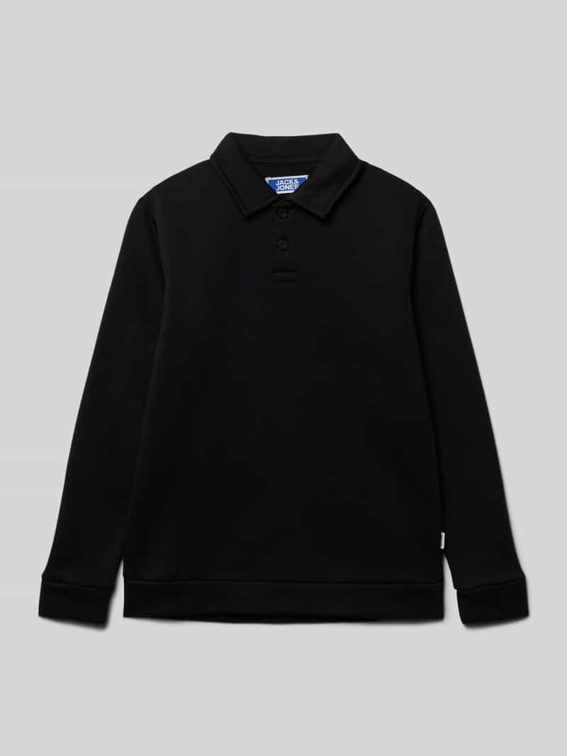 jack & jones Sweatshirt met platte kraag model 'BRADLEY'