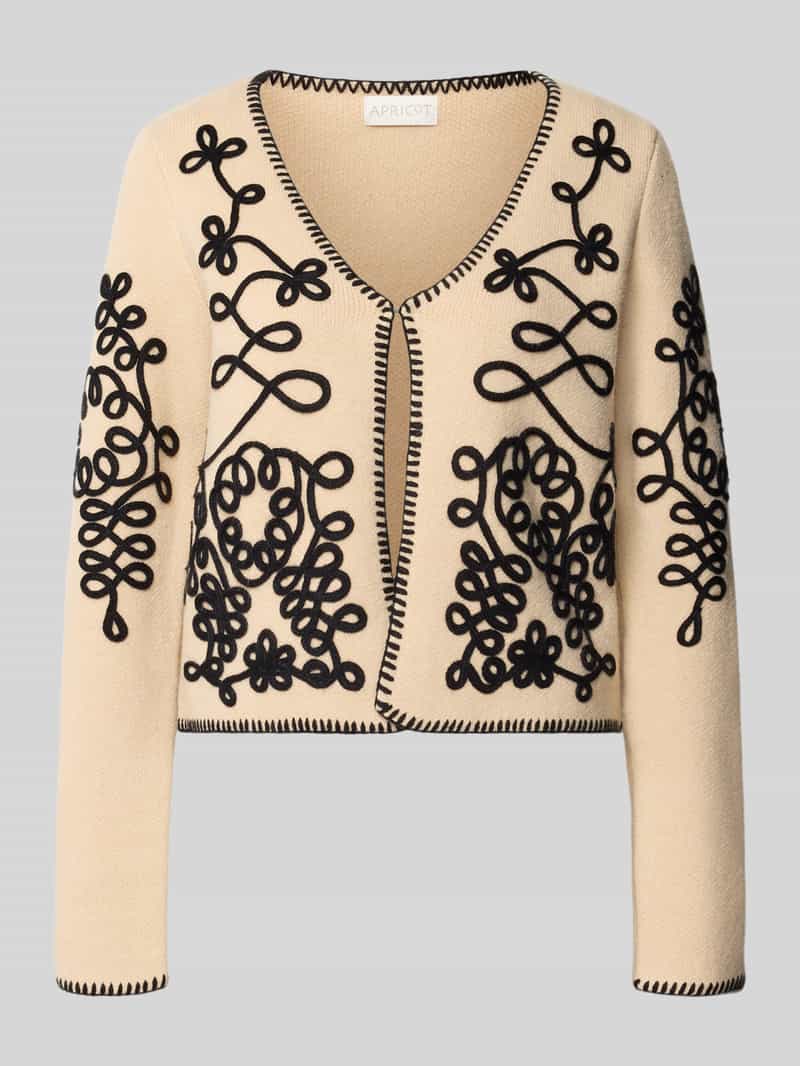 Apricot Regular fit gebreid jack met haakjessluiting