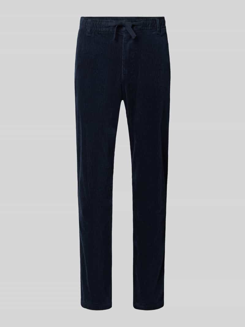 S.Oliver RED LABEL Regular fit corduroy broek met trekkoord bij de taille