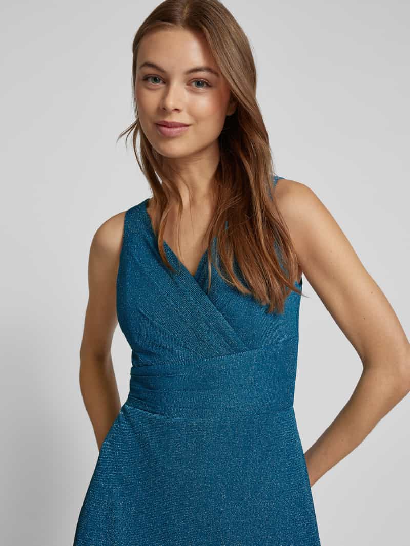 TROYDEN COLLECTION Avondjurk met V-hals