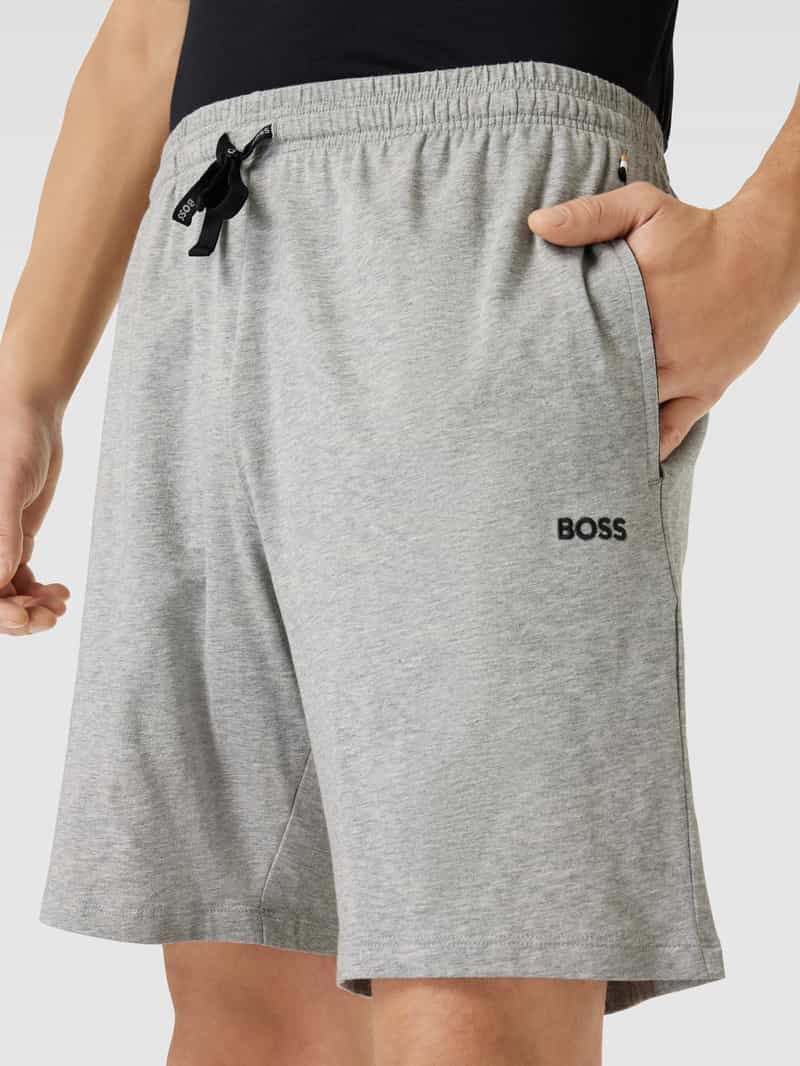 Boss Sweatpants met labelstitching model 'Mix&Match'