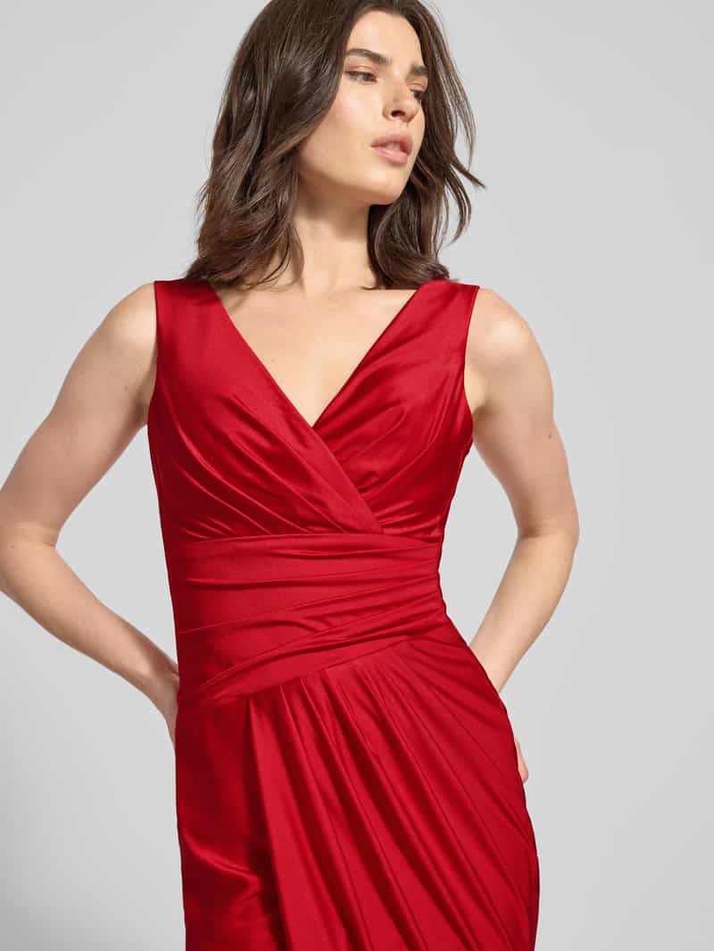 TROYDEN COLLECTION Avondjurk met V-hals