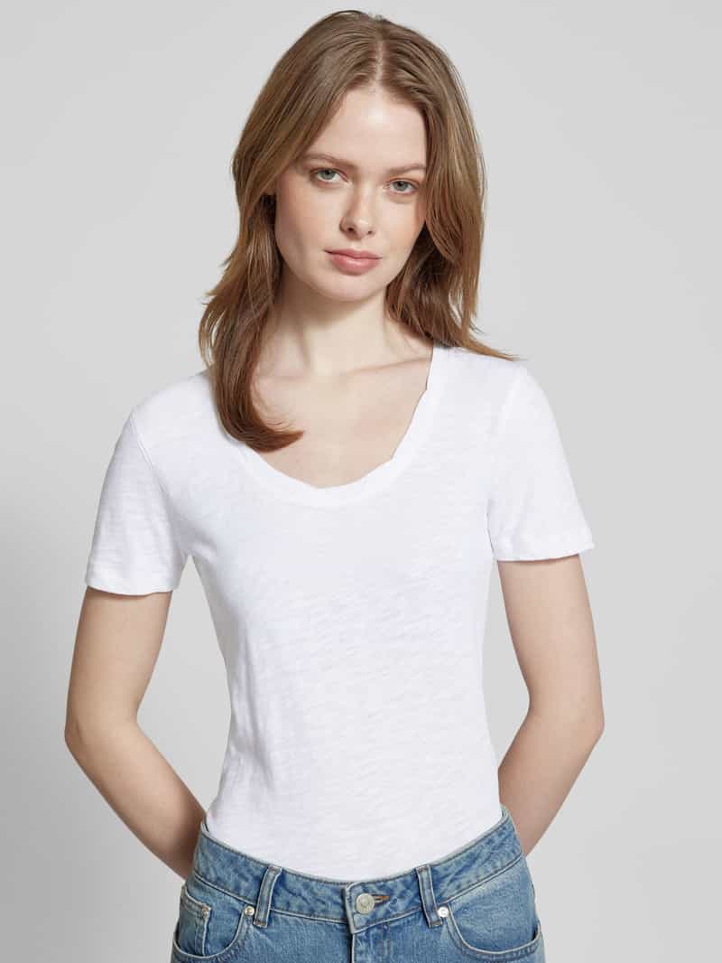Marc O'Polo Shaped fit T-shirt van puur katoen
