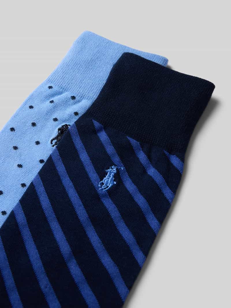 Polo Ralph Lauren Underwear Sokken met logostitching in een set van 2 paar