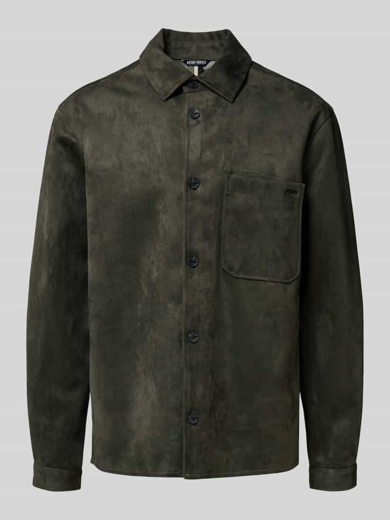 Antony Morato Overhemdjack met kentkraag