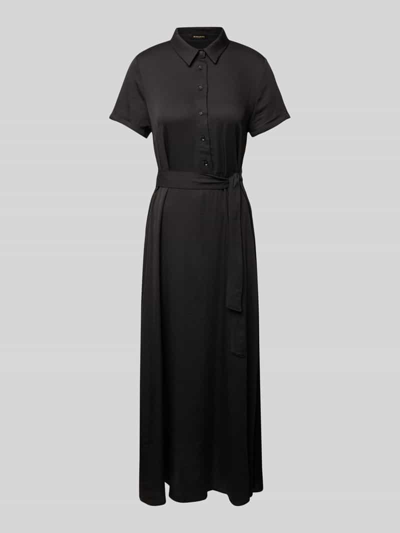 MORE & MORE Maxi-jurk met strikceintuur