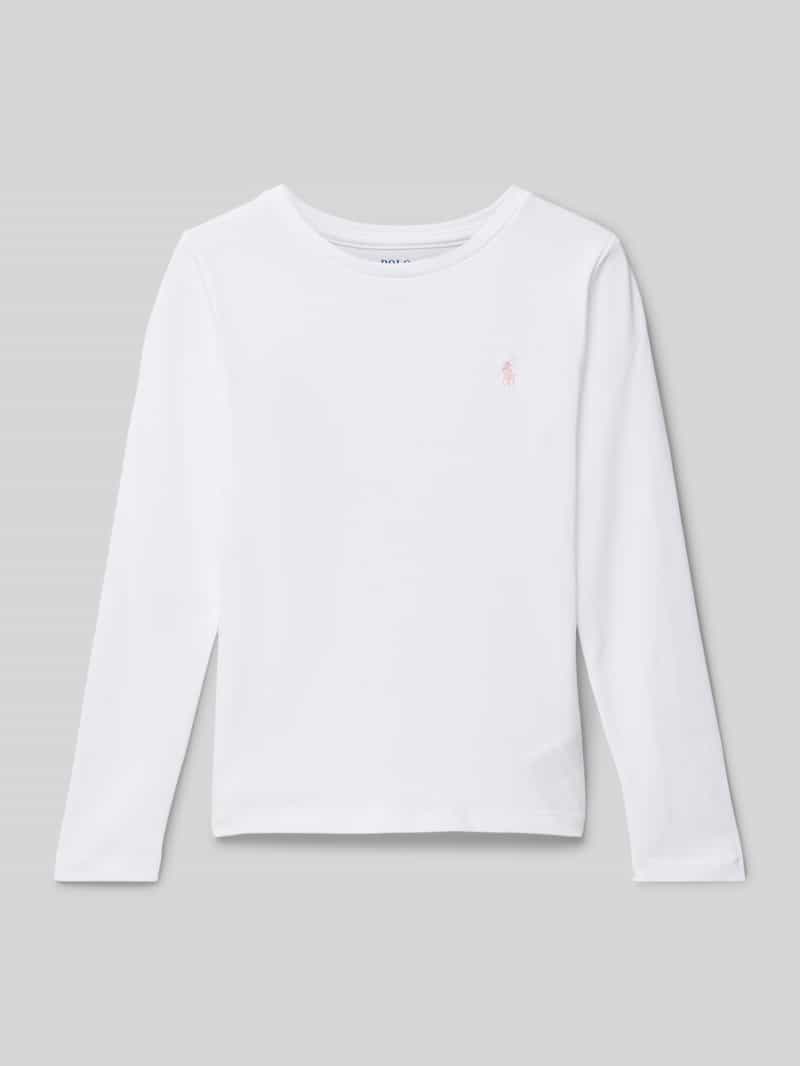 Polo Ralph Lauren Kids Shirt met lange mouwen en logostitching