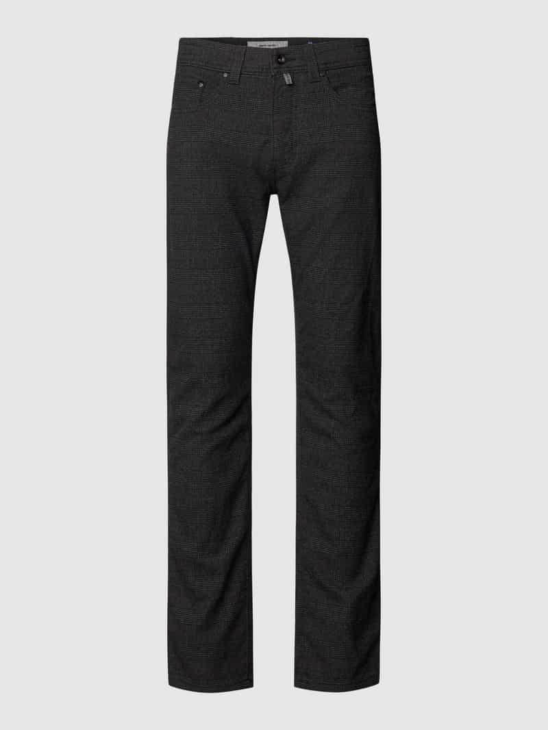 Pierre Cardin Stoffen broek met structuurmotief, model 'Lyon'