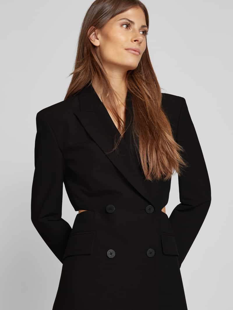 HUGO Knielange jurk met cut-out model 'Kerena'