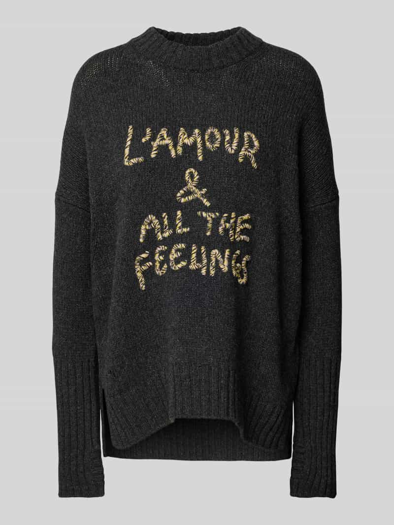 Zadig & Voltaire Oversized gebreide pullover van lanawol model 'MALTA'