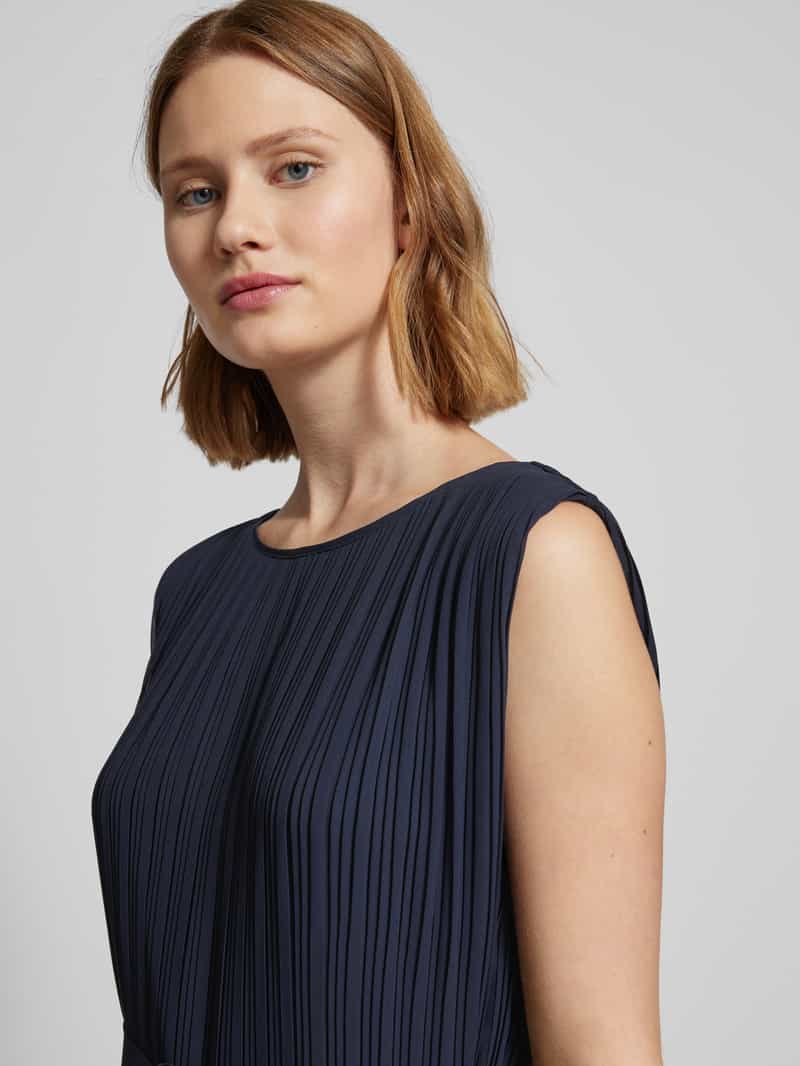 Christian Berg Woman Selection Knielange jurk met plissévouwen