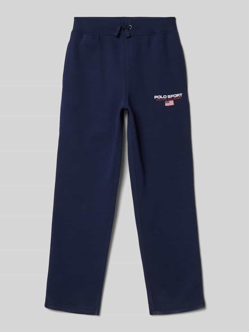 Polo Sport Regular fit sweatpants met labelstitching