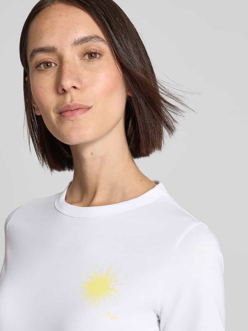 Boss Orange T-shirt met labelprint model 'Elogo'