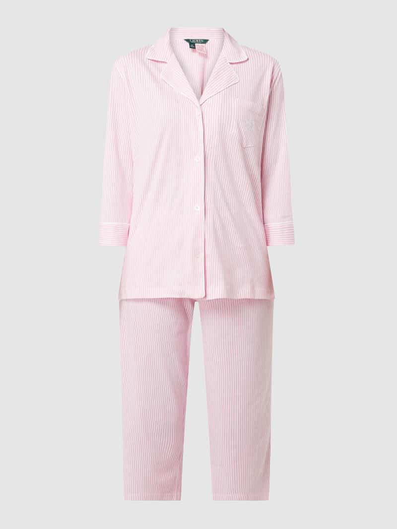 Lauren Ralph Lauren Pyjama met streepmotief