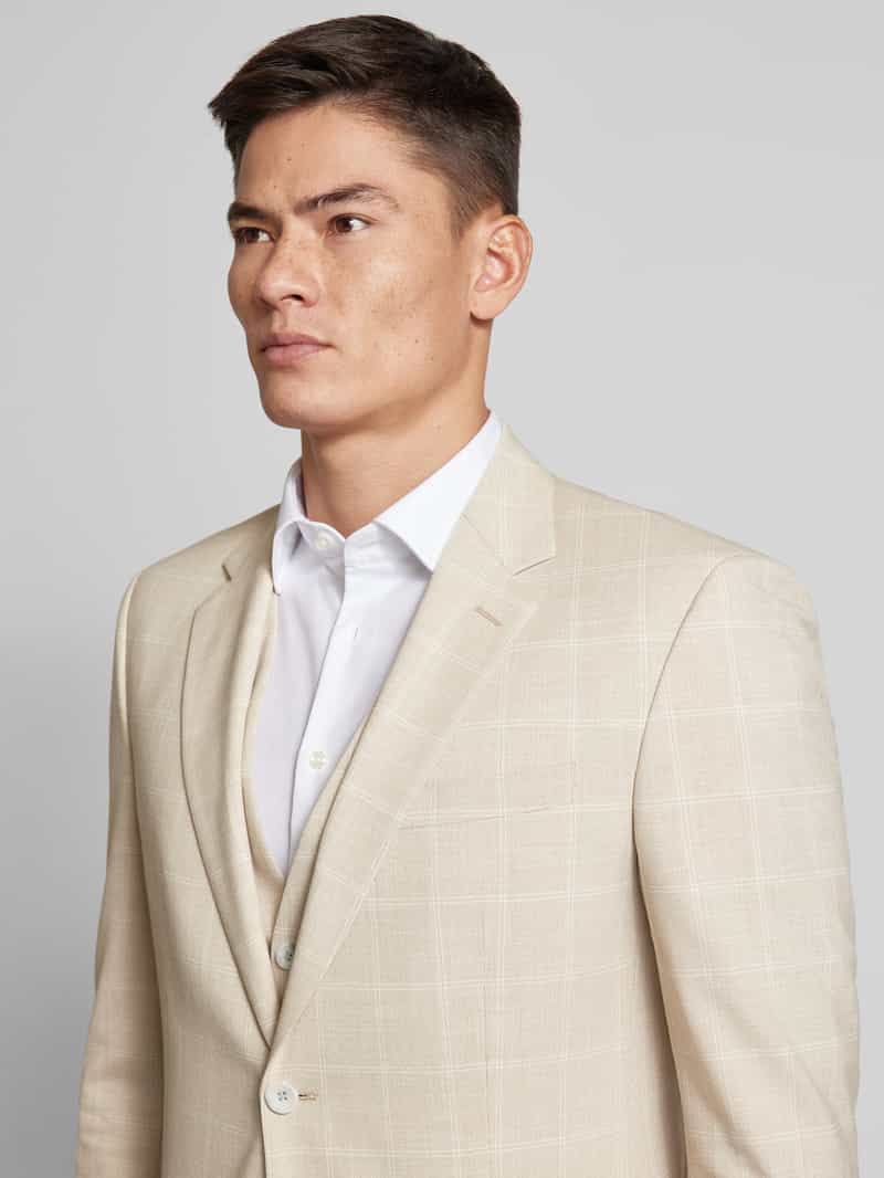 Strellson Regular fit colbert met klepzakken
