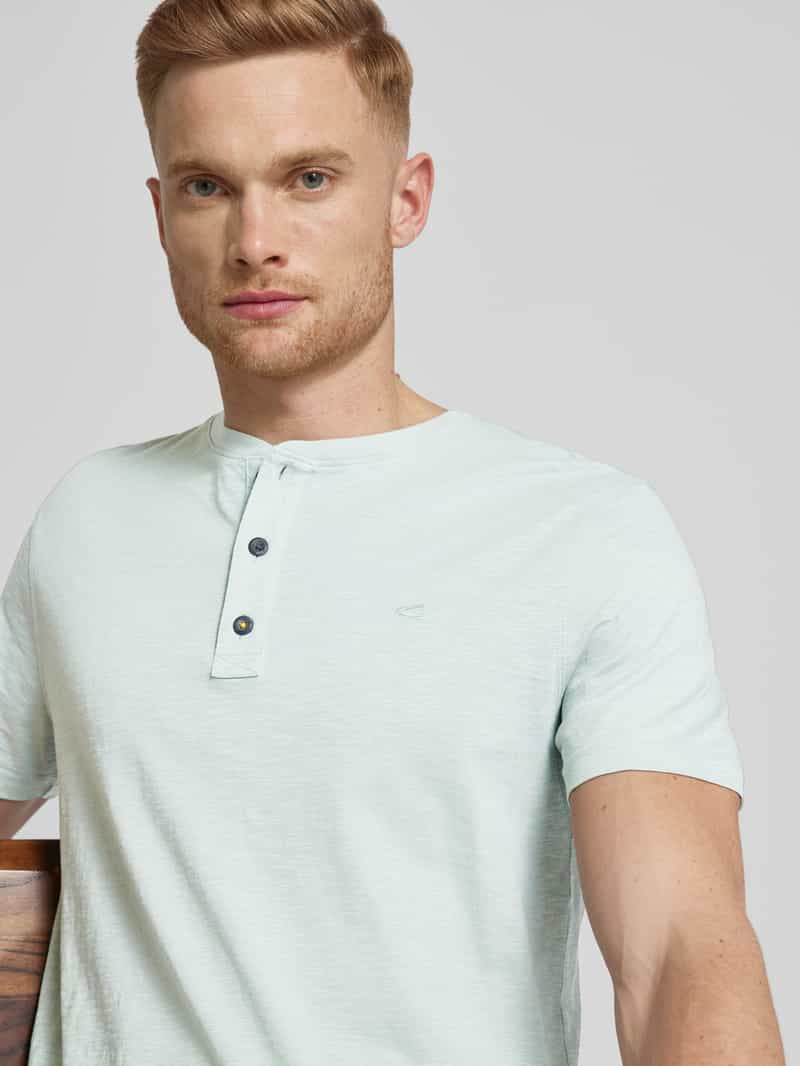 camel active T-shirt met labelstitching