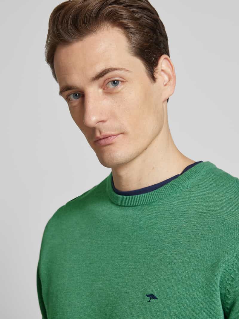 FYNCH-HATTON Gebreide pullover met ronde hals