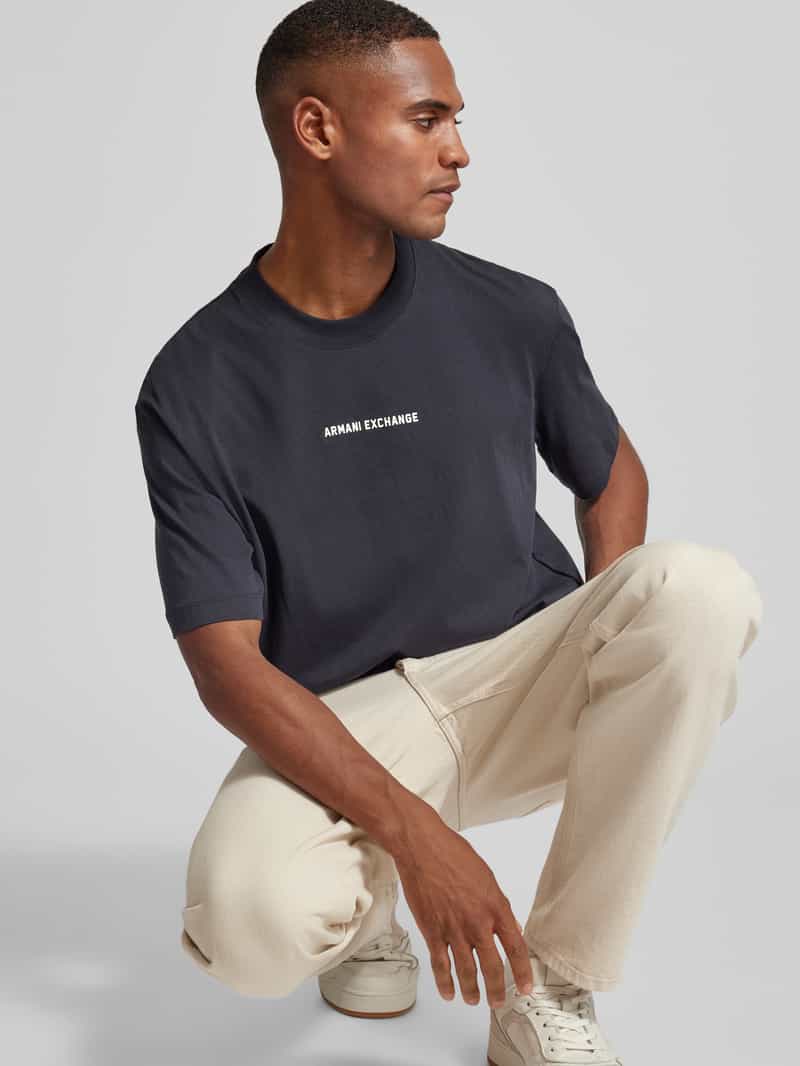 Armani Exchange T-shirt met ronde hals