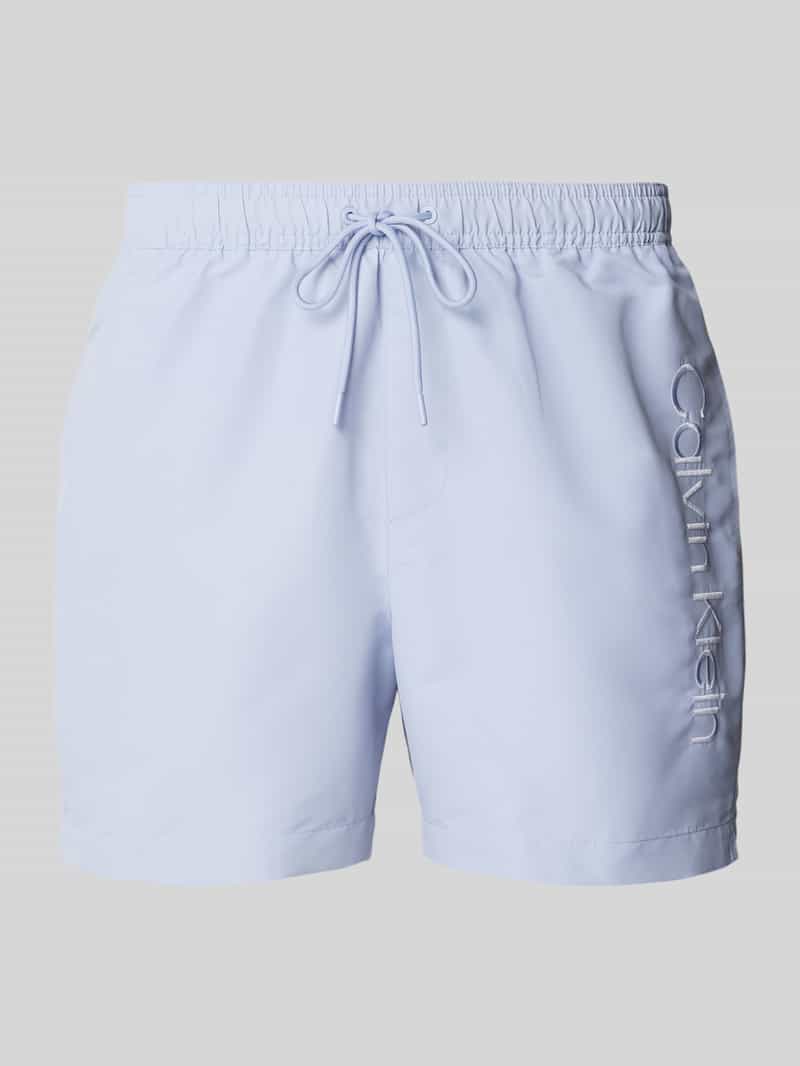 Calvin Klein Underwear Zwembroek met labelstitching