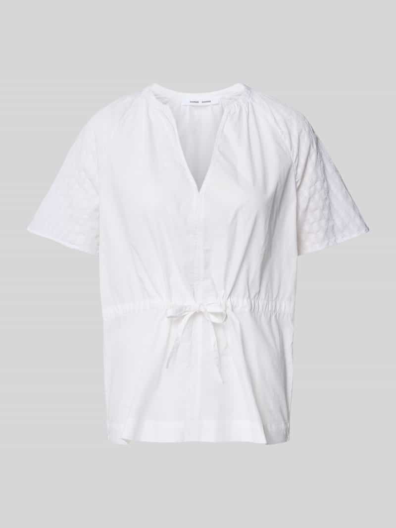 Samsøe Regular fit blouse met V-hals model 'SATOMA'