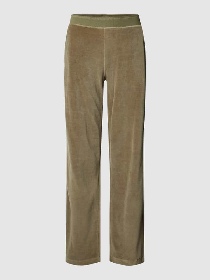 Jake*s Casual Flared cut broek met elastische band