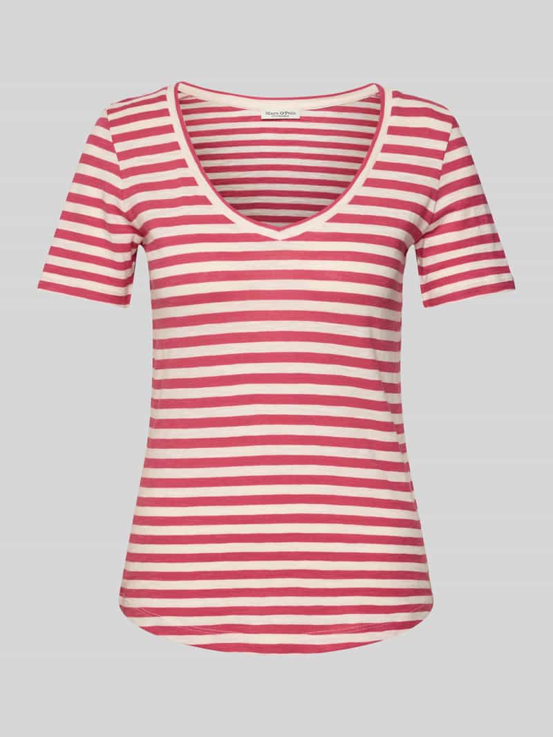 Marc O'Polo Regular fit T-shirt van slubjersey