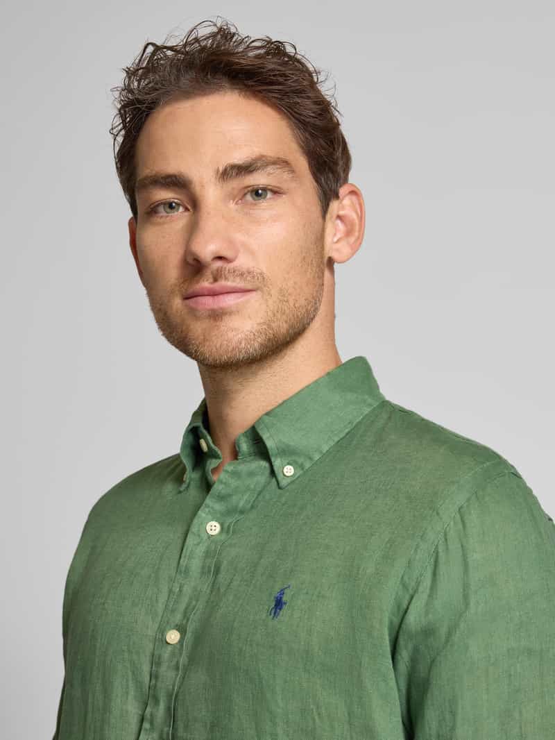 Polo Ralph Lauren Regular fit linnen overhemd met button-downkraag