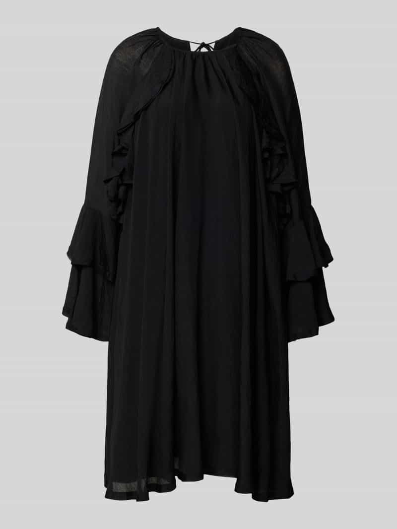 Copenhagen Muse Knielange jurk van viscosemix model 'NORMA'
