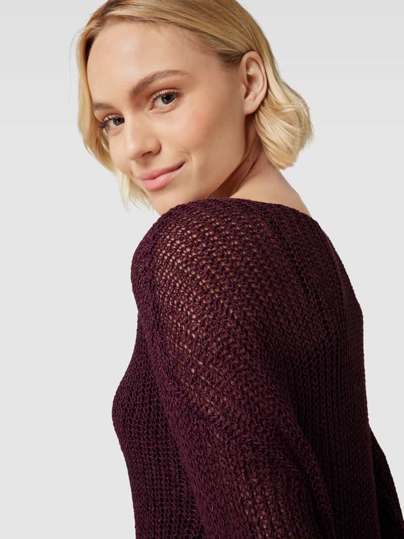Betty Barclay Gebreide pullover met ajourpatroon