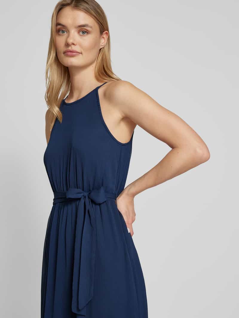 Vila Maxi-jurk met strikceintuur model 'FALIA'