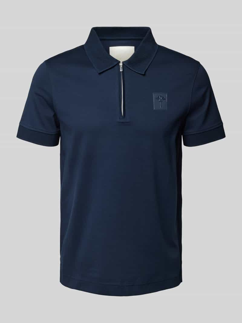 JOOP! Collection Poloshirt met korte ritssluiting, model 'Brizio'