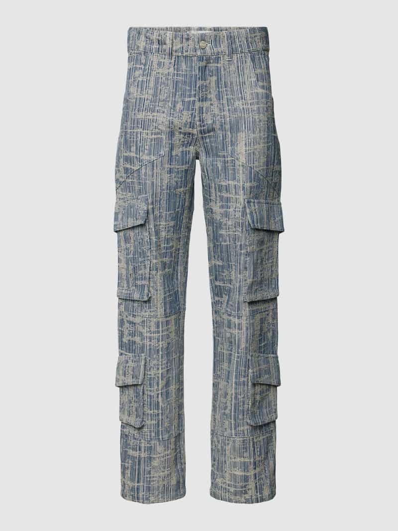 Cargobroek met structuurmotief, model 'ENTITY' Divention