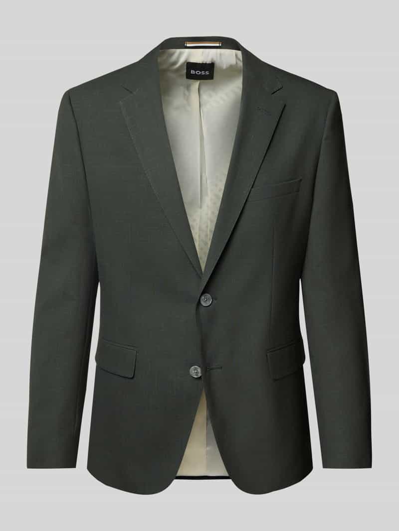 Boss Slim fit 2-knoops colbert met reverskraag model 'Jasper'