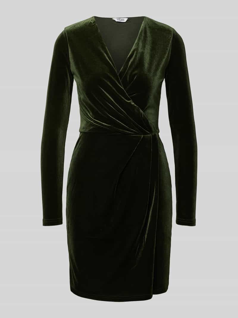 MbyM Knielange jurk met V-hals model 'MADENA