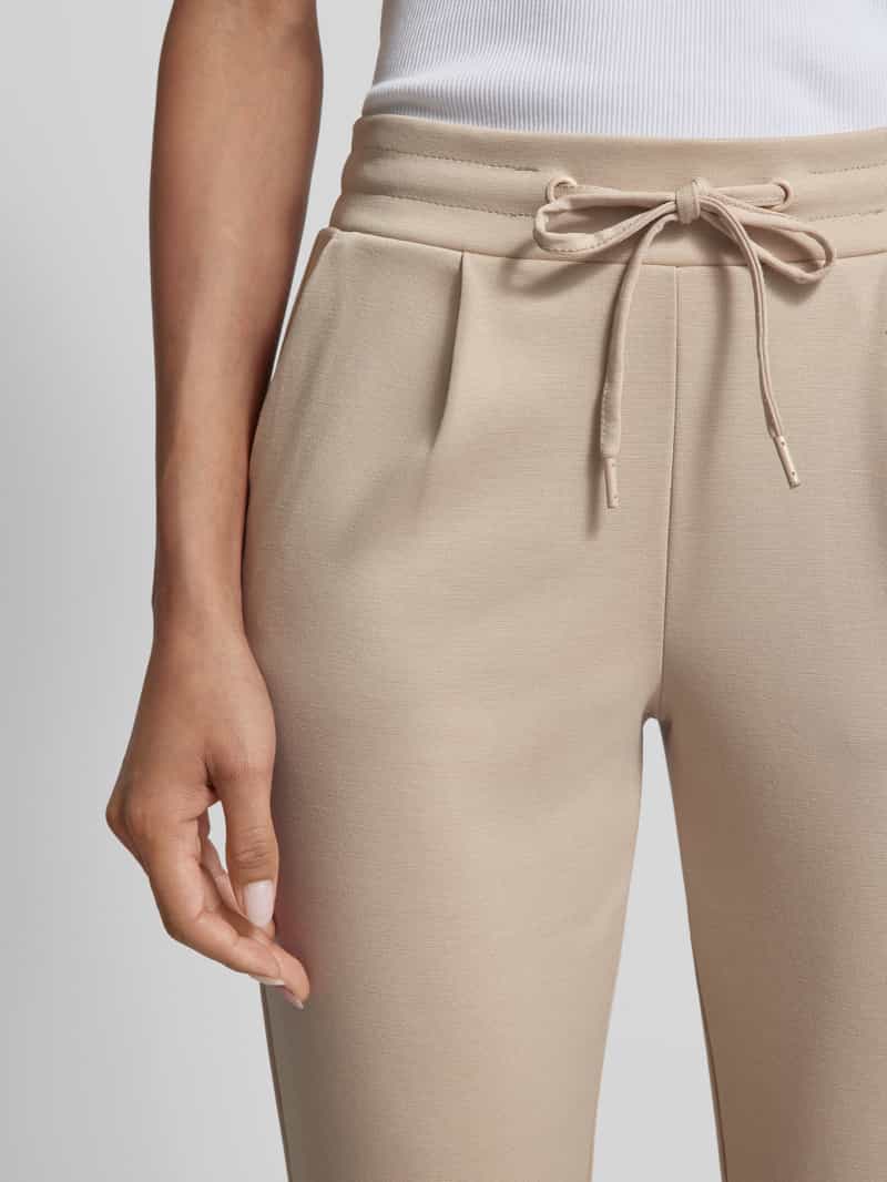 Ichi Sweatpants met verkorte pasvorm model 'KATE'
